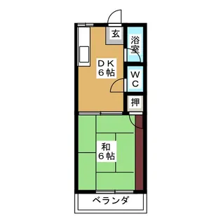 コーポ永和【2階】の間取り
