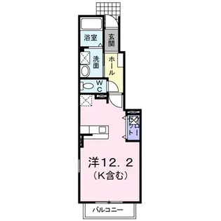 アクシーヌ【1階】の間取り