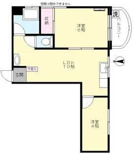 ハイム駒込台【6階】の間取り