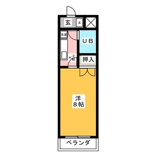 プロファイブ不二【3階】の間取り