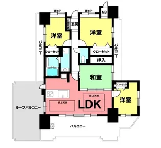 ファーストヴィラ武蔵ヶ丘ルネッサンス【10階】の間取り