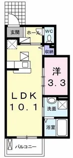 八幡館【1階】の間取り