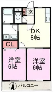 プランドール【1階】の間取り
