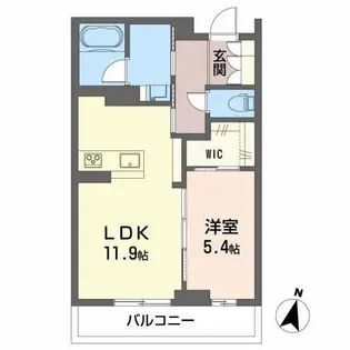 グローレン柏木【3階】の間取り