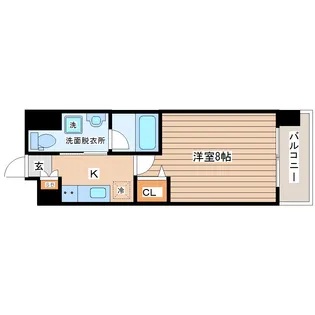 ザ・ブリスフルフォート仙台駅東【5階】の間取り