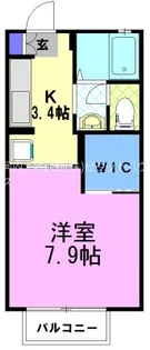 グランシード陽東 A【2階】の間取り