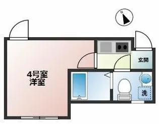 ZEST西新井本町【2階】の間取り