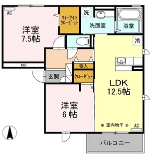 ラトゥール I【3階】の間取り