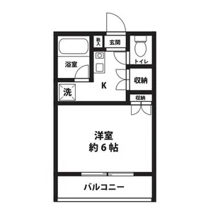 ルフィーノ妻田【2階】の間取り