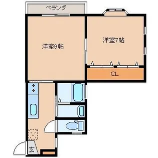 ジュピタ【2階】の間取り