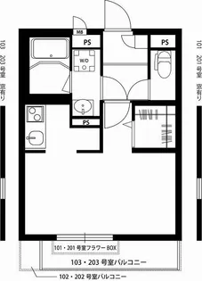 リブリ・ハウジング【1階】の間取り