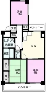 駒崎マンション2【1階】の間取り