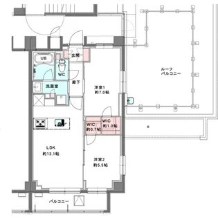 スプリングスクエア永福【3階】の間取り