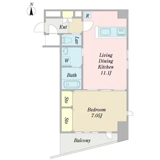 aurora【4階】の間取り