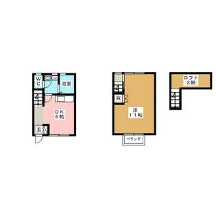 SKYROCKETIII【1階】の間取り