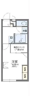 レオパレス大仁【2階】の間取り