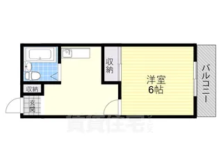 ハイツ一益【2階】の間取り