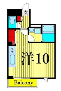 レジデンスサルバトーレ【3階】の間取り