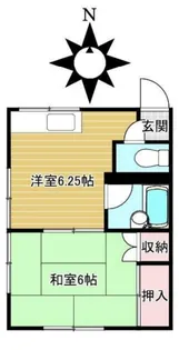 関コーポ【2階】の間取り