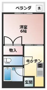 メゾンドゥトゥモロー【1階】の間取り