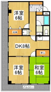 アゼリアパーク東所沢【4階】の間取り