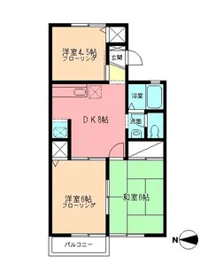 スプルース・KOYAMA【2階】の間取り