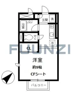メゾンクレール【2階】の間取り