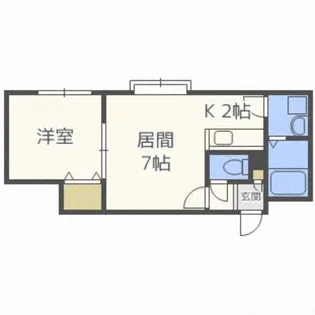 ドゥ’オルセー壱番館【3階】の間取り