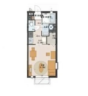 グラシュー東峰【1階】の間取り