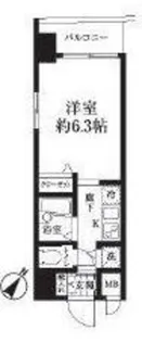 HF東日本橋レジデンス【3階】の間取り