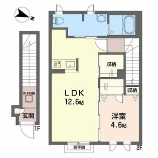シャーメゾンモエ【2階】の間取り