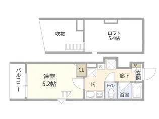 グランクオール朝霞【3階】の間取り