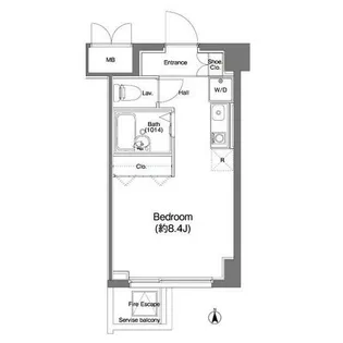 コンフォリア東中野【4階】の間取り