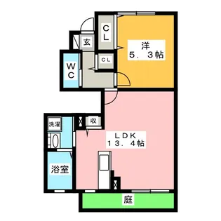 stella【1階】の間取り