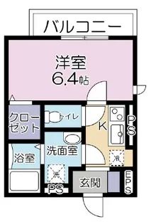 グリシーヌ 上板橋【2階】の間取り