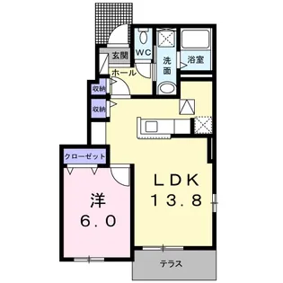 フランメゾン C【1階】の間取り