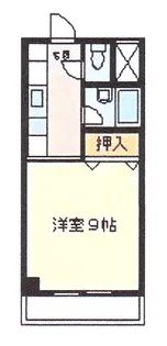 レジデンス前田【1階】の間取り