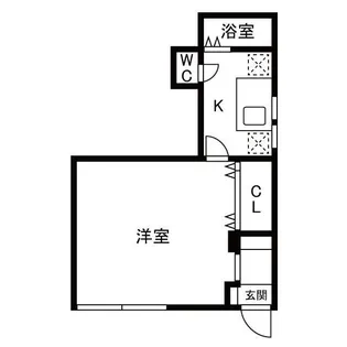 北川荘【1階】の間取り