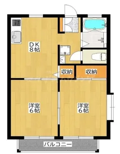 メゾン・ド・ファミール【2階】の間取り