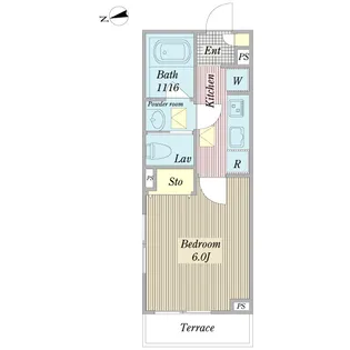 Pierce Armee【1階】の間取り