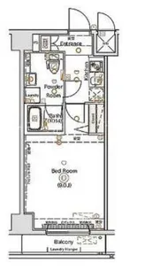 ヴォーガコルテ蒲田【7階】の間取り