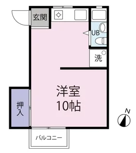 メゾン・モリC棟【1階】の間取り