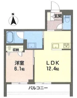 ベラチッタ 桜川【2階】の間取り
