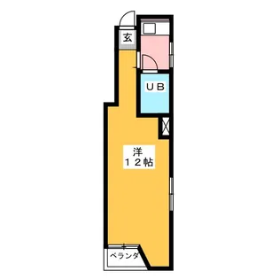 f ビル 金山【6階】の間取り