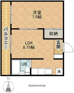 A-Life葵東【4階】の間取り