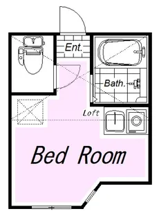 ユナイト芹ヶ谷マデイラ【1階】の間取り