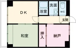 ティアラB【4階】の間取り