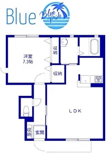 ヴェーネレJ【1階】の間取り