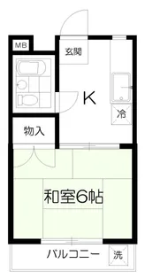 第2中川サンコーポ【1階】の間取り