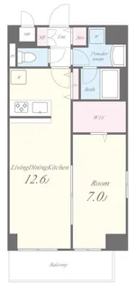 エルアルコン【5階】の間取り